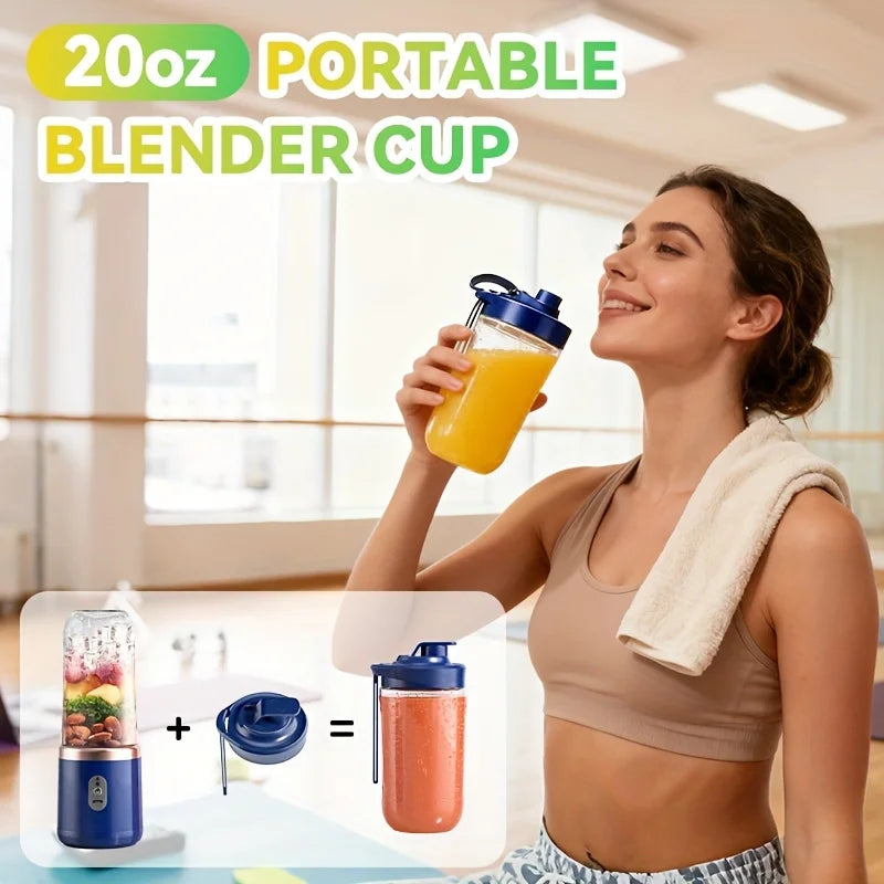 Portable USB Double-Cup Juicer