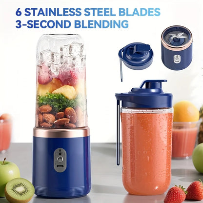 Portable USB Double-Cup Juicer