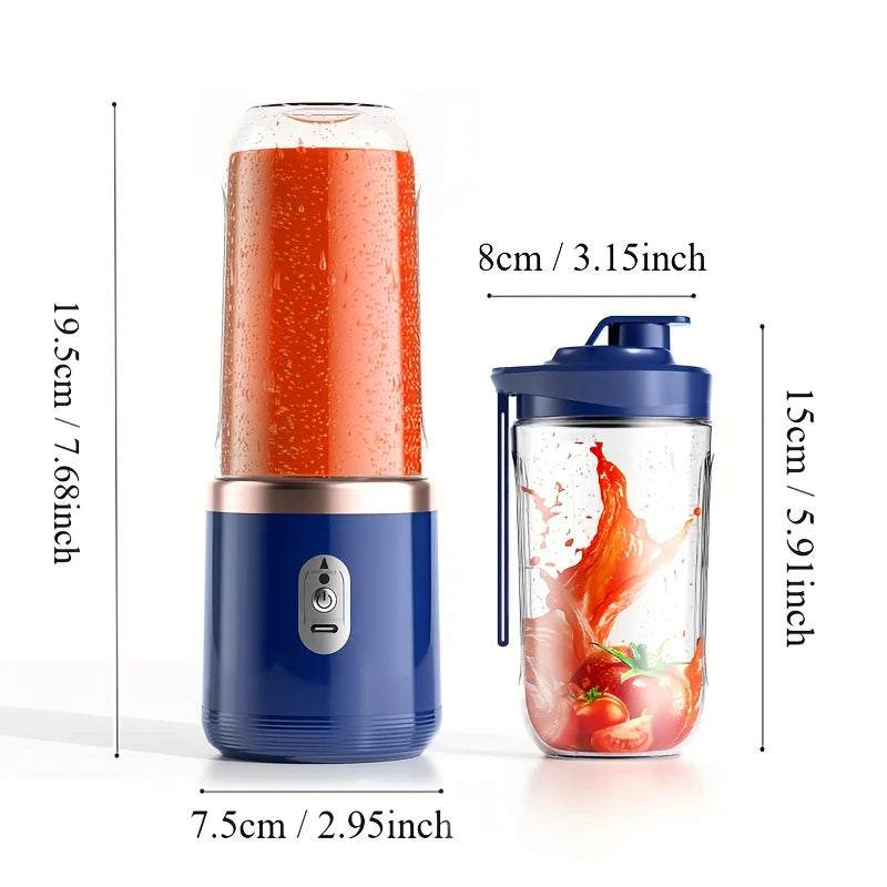 Portable USB Double-Cup Juicer