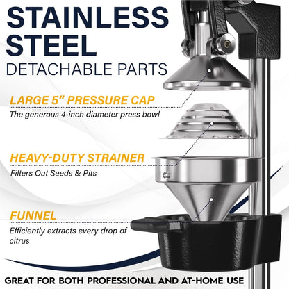 Heavy-Duty Cast Iron Juicer